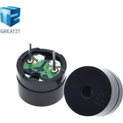 GREATZT 100pcs Universal passive buzzer electromagnetic impedance 16 ohms AC / 2KHz 3V 5V 12V Universal
