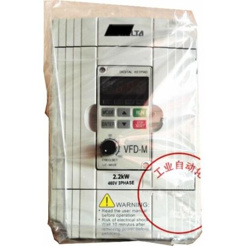 VFD015M43B-ZA 3 Phase 380V 1.5Kw 2HP 4A 400HZ New VFD-M Inverter AC Motor Drive