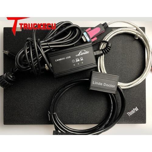 Forklift Linde diagnostic tool Linde canbox+linde doctor+T420 laptop linde truck forklift diagnostic full set