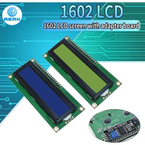 LCD1602 LCD module Blue screen IIC/I2C 1602 for arduino 1602 LCD UNO r3 mega2560 Green screen