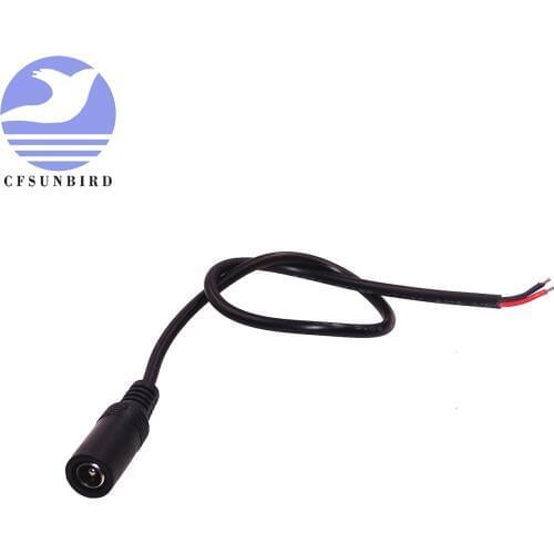 1PCS DC Extension Cable 5.5x2.1/5.5*2.1 mm Female Male Plug for LED Connecting Plug 30CM