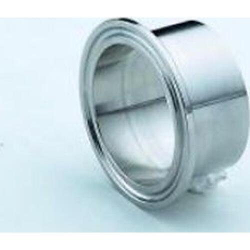 19mm Tube O/D x 50.5mm Ferrule O/D x 28.6mm Height 304 Stainless Steel Sanitary Weld Ferrule Connector Pipe Fitting