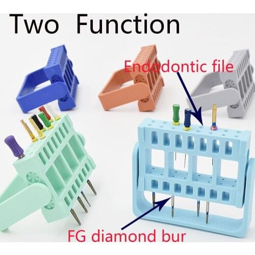5 pcs High quality 32A holes endo box two function for diamond polishers diamond bur reamer Endo Dispenser Endodontic File Drill