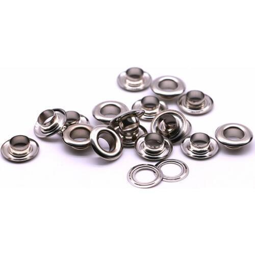 50sets/pack(Outer diameter)15mm (internal )7mm (high)5mm eyelets for bags scrapbooking eyelets
