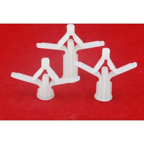 Freeshipping 10X32 10X38 10X50mm Plastic anchor expand nail tubing wall plug