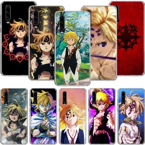 Seven Deadly Sins Meliodas Phone Case For Huawei P30 P40 P20 P10 Mate 20 10 30 Lite Pro P Smart Z Plus Printing Cover Coque Shel