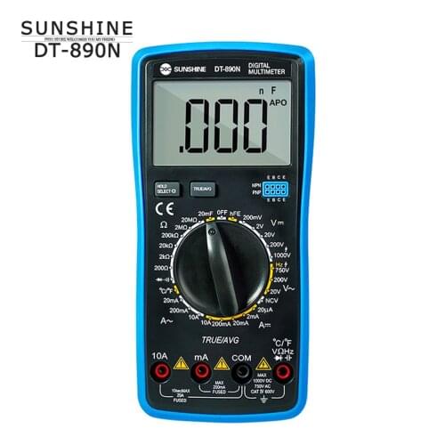 Digital Multimeter SUNSHINE DT-890N High Precision Automatic Range Multimeter Precision and Stable Tester