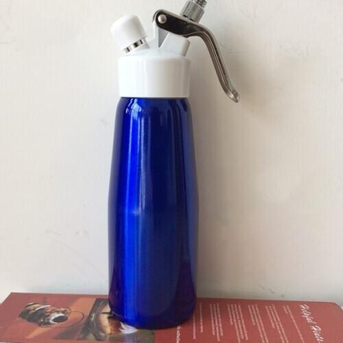 Stainless Steel Color Aluminum Material and Eco-Friendly Feature N2O Whipped Cream Dispenser