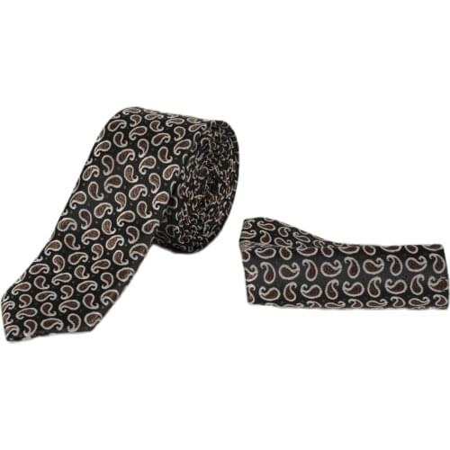 DeepSEA Male Motif Decorated Mendilli Tie Casual Business Office Career Unisex High Quality Four Seasons 2001935
