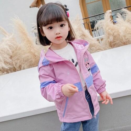 Girls Babys Kids Coat Jacket Outwear 2021 Soft Spring Autumn Overcoat Top Sport Zipper Princess Toddler Childrens Clothing