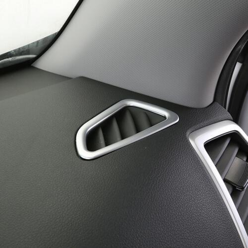For Hyundai Tucson 2016 2017 2018 Chrome Front Dashboard Air Vent Outlet Cover Bezel Frame Garnish Molding Surround Car Styling
