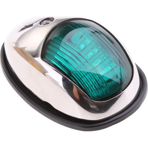 For Marine Boat Yacht Bulb Red +Green LED Anchor Navigation Light Waterproof