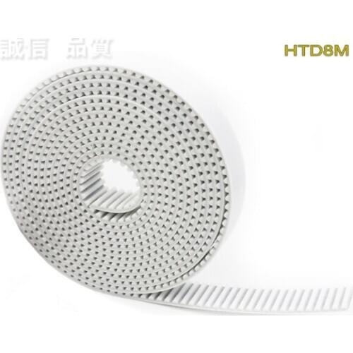 HTD8M Polyurethane steel wire opening belt opening belt Steel wire opening timing belt