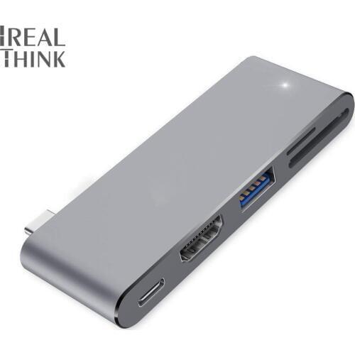 IREALTHINK USB Type-C Adapter 5 IN 1 usb c hub OTG connector type c Dock USB 3.0 HUB For Tablet