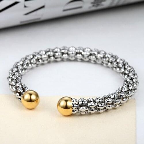 Famous Brand Fashion Punky Style Women Hollow Scaly Bracelet Stainless Steel Cuff Bangles For Love Women Bracelets Wholesale