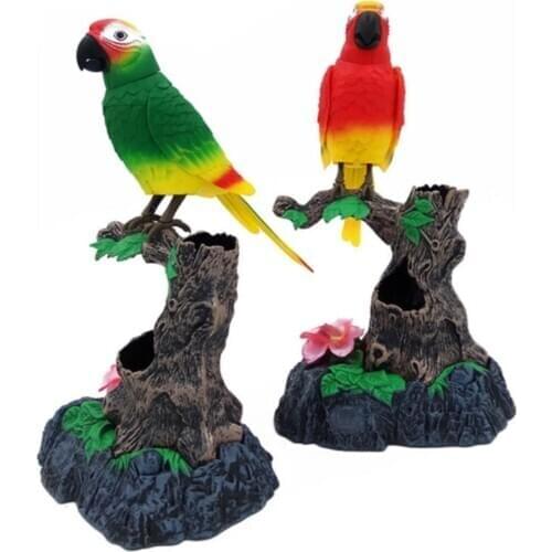 Cute Electronic Talking Simulation Parrot Toy Moving Harmony Recording Learner Talking Induction Sounding Toy Children Gift