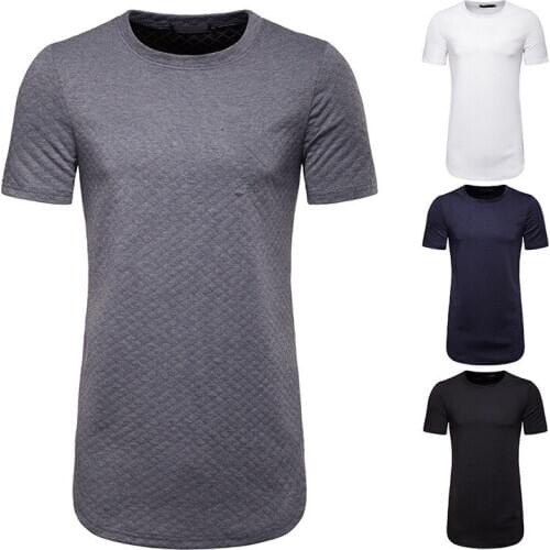 Mens Hipster Hip Hop Tshirt 2020 Summer Short Sleeve Cube Plaid Oversized Shirts Side zipper Hooded T-shirt Streetwear Tops