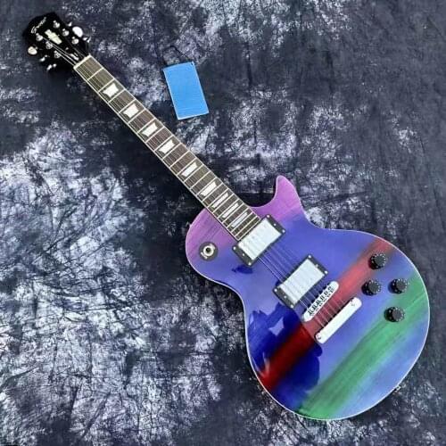 OEM Genuine 6Sstring Big Knob Rainbow Bright Surface Perfect Electric Guitar Free Delivery