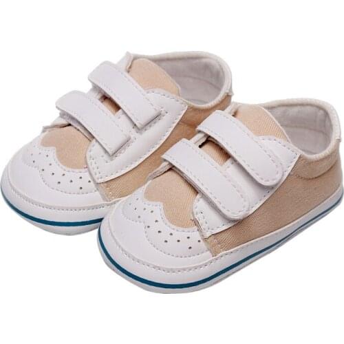 Baby Girl Boys Infant First Walkers Casual Canvas Sneakers Soft Sole Crib Shoes Anti-Slip Shoes