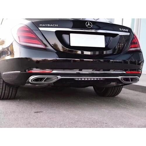Applied to Modified Mercedes Benz S-class Maybach Bumper and W222 Surround the Net Tail Throat