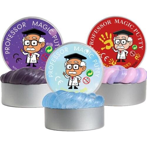 Transparent Slime Toys Never Dry No Borax Crystal Glue Plasticine Clay Kids B36E