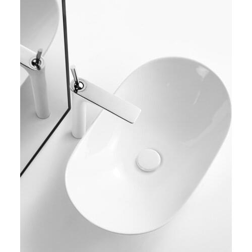 PRZY Ellipse Concrete Silicone Sink Mold Nordic Wash Basin Cement Pool Molds Bathroom Kitchen sink Moulds for Home Decoration