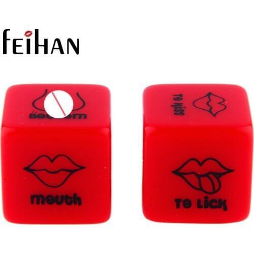 2 pcs Sex Dice 12 Positions Sexy Romance Love Humour Gambling Adult Games Erotic Craps Pipe Sex Toys For Couples