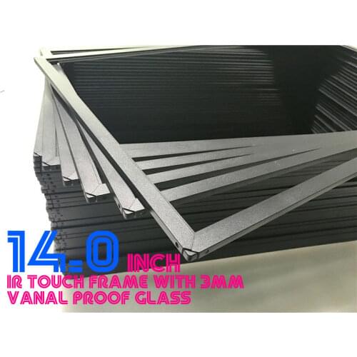 Obeytec 14" IR touch Screen Frame,16:9 Wide Panel, Anti-Vandal , Anti-dust, Anti-sunshine, 2 touches, Driver free