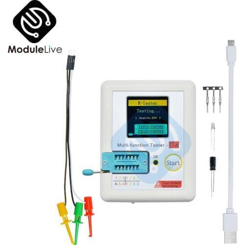 TC-T7-H T7 Transistor Tester TFT Diode Triode Capacitance Meter LCR Electrical Test Meter NPN PNP Multimeter High precision