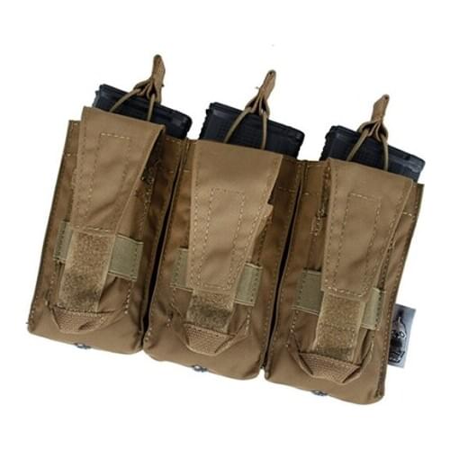 TMC NEW Molle Triple Kangaroo 5.56 M4 MAG Pouch Bag for Tactical Vest Front Panel