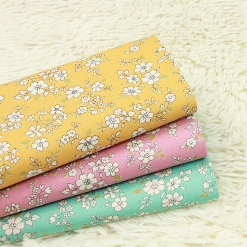 Thin cotton fabric Little broken flower printing fabrics Handmade DIY dress clothes dolls clothing tela