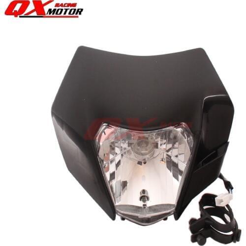 Universal Motorcycle Dirt Bike Motocross Supermoto Headlight For 2013-2015 SX EXC XCF SXF SMR Headlamp