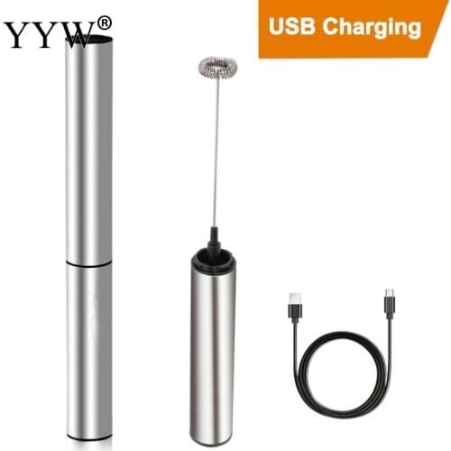 Milk Foamer Frother Mixer Hand For Coffee Cappuccino Creamer Whisk Frothy Blend Whisker Chocolate Milk Frother Usb Interface