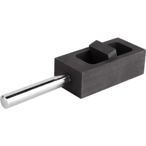 High Quality Graphite Ingot Mold Crucible Melting Casting Mould for Gold Silver Metal - 5 KG (190x85x45mm)