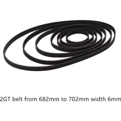3D printer belt GT2 closed loop rubber 2GT timing 1524 1540 Length 1524mm 1540mm width 6mm