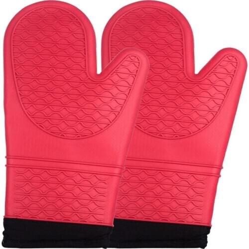 1Pc Non Slip Heat Insulated Protect Glove Mitten Pot Pad Mat Microwave Oven Baking Tool