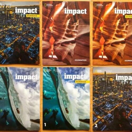 6 Books/set National Geographic Comprehensive Study and Practice Textbook F/1/2 Level Student Book + Workbook