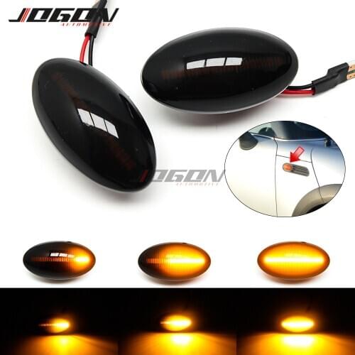 Car Led Dynamic Turn Signal Light Side Marker Fender Lamp Blinker For Mini Cooper JCW One R50 R53 2001-2006 R52 2004- 2008
