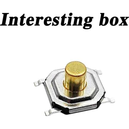 Free shipping TS-C005 key touch switch 4*4*3.2 patch four-legged copper head high temperature resistant DIY handmade accessories