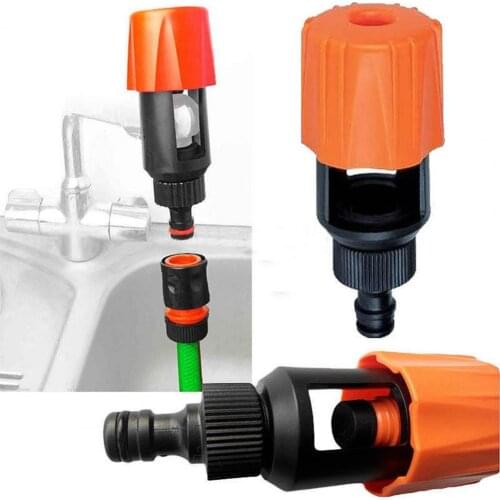 Safe 1 Set Unique Wear-resistant Plastic Pipe Connector 5 Types Tap Adapter Stable for Garden