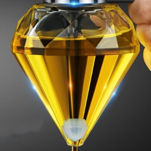 Diamond oil bottle Japanese style glass dustproof vinegar oil bottle One key press multi-purpose kitchen seasoning bottle salt