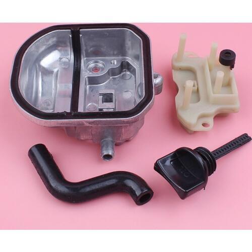 Cylinder Head Cover Breather Oil Tube Hose Dipstick Filter Sperator Kit For Honda GX35 GX 35 Lawn Mower Engine Motor Spare