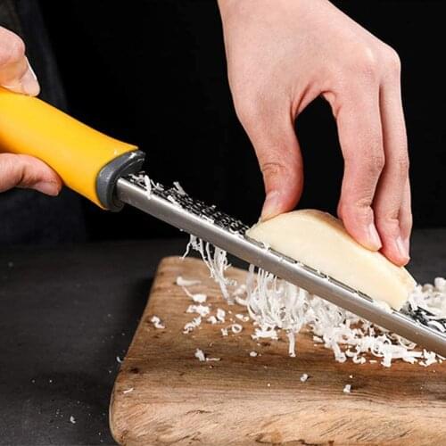KONCO Kitchen Stainless Steel Lemon Cheese Vegetable Zester Grater Kitchen Tool Gadgets Fruit Vegetable Citrus Lemon Zester