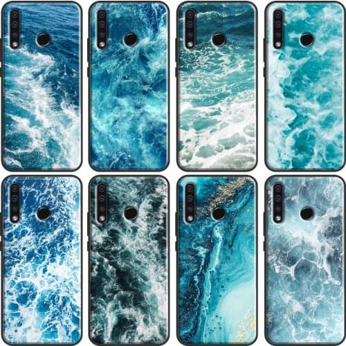 Blue Sea Ocean Waves Soft For Huawei Honor 7C 4C 6C 7A Pro 8 9 10 20 10X Lite 8A 9A 8S 7S 6X 9X 8X 10i Case