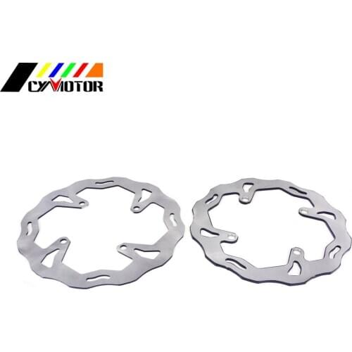 Motorcycle Steel Rear Front Brake Disc For KAWASAKI KX125 KX250 06-08 KX250F KX450F 06-14 KX 125 250 250F 450F KLX450R KLX 450R