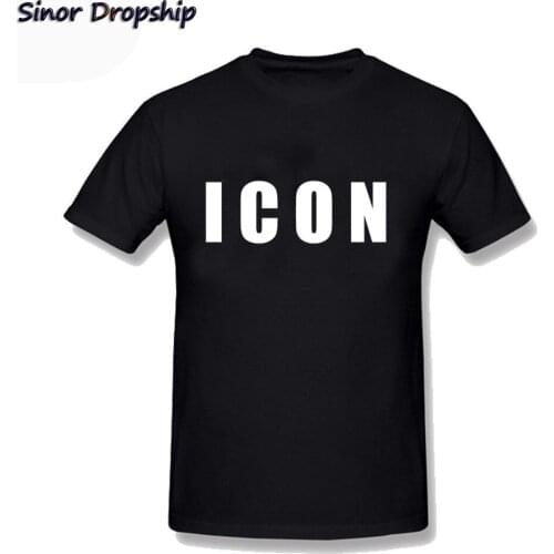 Funny Mens Icon Black T Shirt Streetwear Men T Shirts Streetwear Camiseta Masculina Koszulki Meskie Summer Tops Tee Xs-3xl
