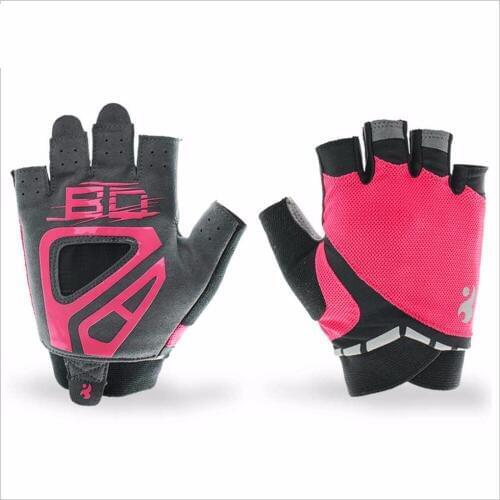 1Pair Boodun WoMen Anti Skid Weight Lifting Glove Breathable CrossFit Gym Fitness Gloves Comfortable Half Fingure Cycling gloves