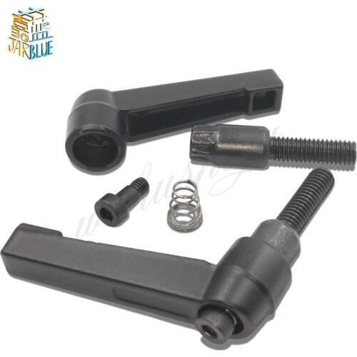 10PCS/LOT M6*16/20/25/32/40/50 m6 Male Thread Adjustable Handle 6mm Thread Knob Clamping Handles