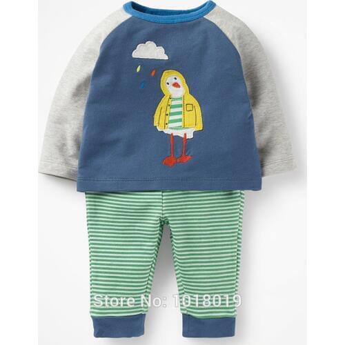 New 2020 Baby Boys Clothes Sets 100% Combed Cotton Long Sleeve t-shirts Pants 2pc Children Suits Bebe Kids Quality Brand Outfits