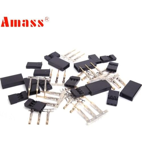 20set/lot Male/Female Connector For JR/Futaba For RC Model,Servo Connector,Model Receiver Battery ESC Connection